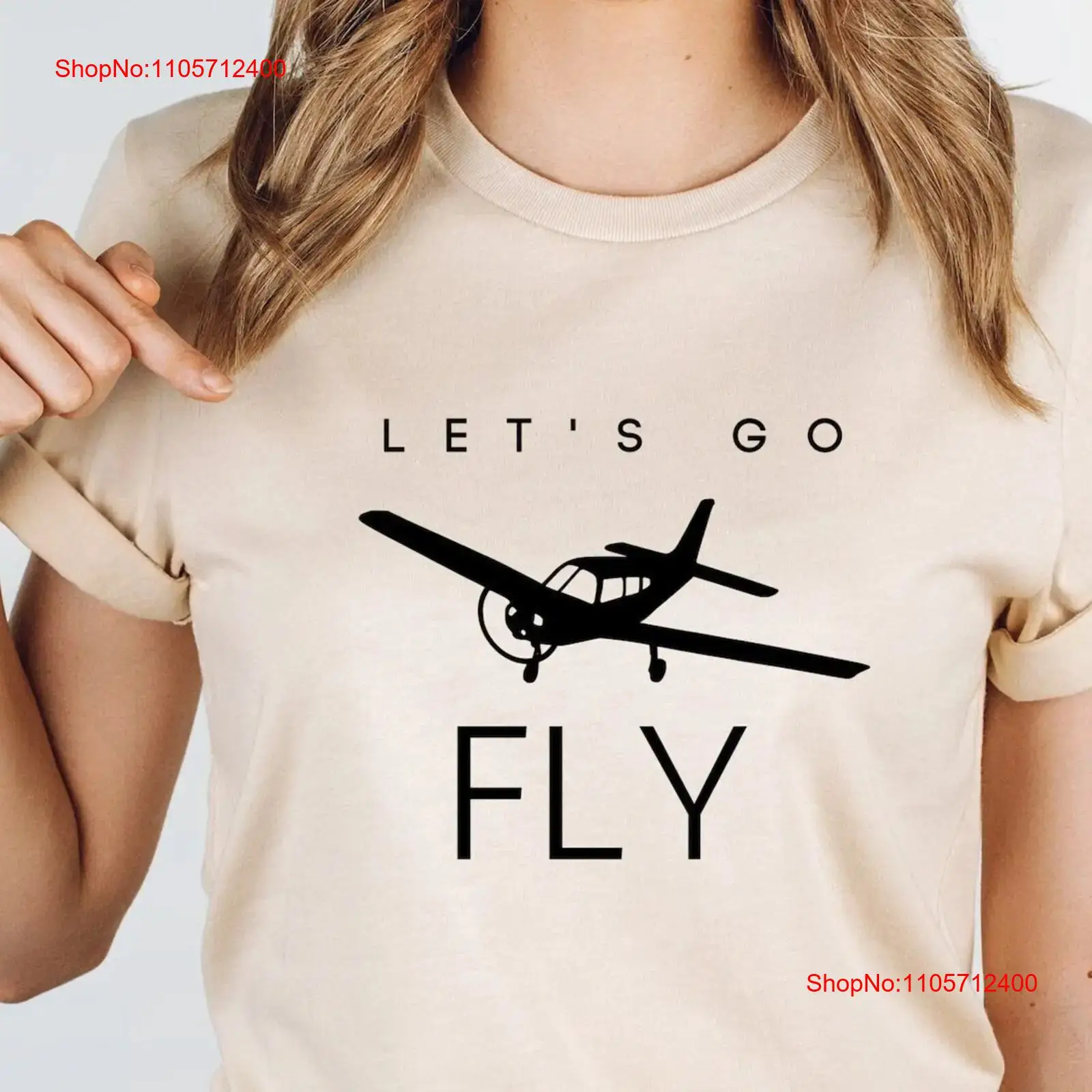 Commercial Printing And Design - Lets Go Fly Low Wing Airplane