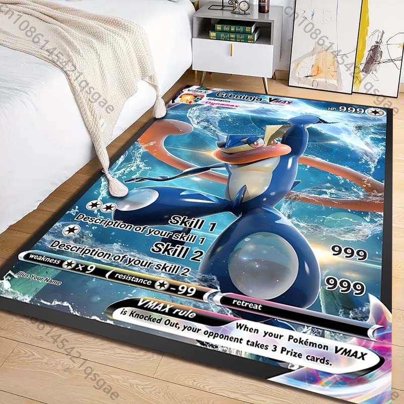 Commercial Printing & Packaging Pvt Ltd Photos - 1PC Pokémon Greninja Cards Print Carpet