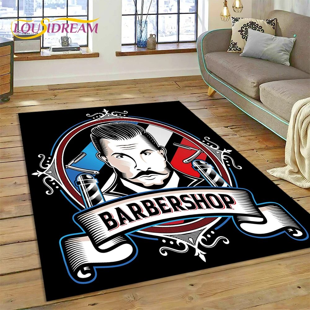 Commercial Printing Shop - Fashion Barber Shop Logo Skull Vintage