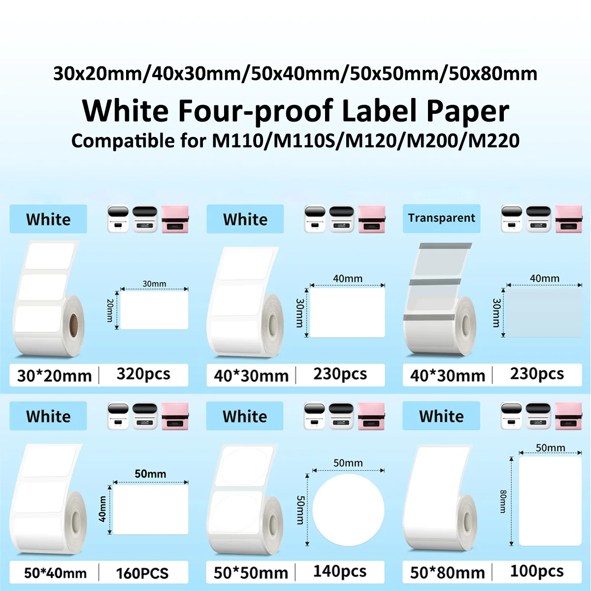 Commercial Printer - Thermal Sticker paper Thermal paper Label