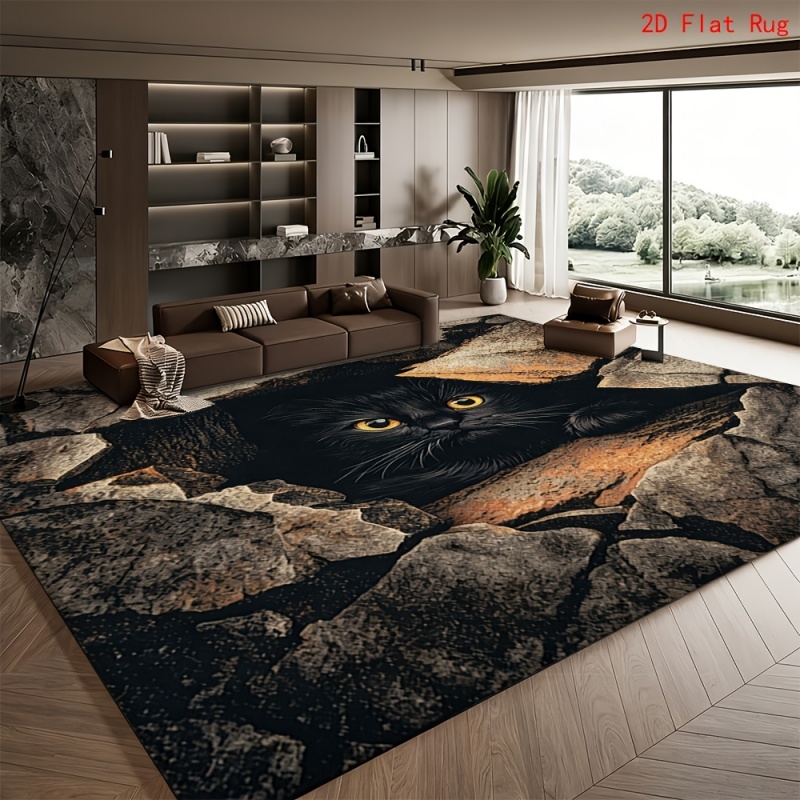 Commercial Printing & Packaging Pvt Ltd Photos - 2D Black Cat Rock Crack Print