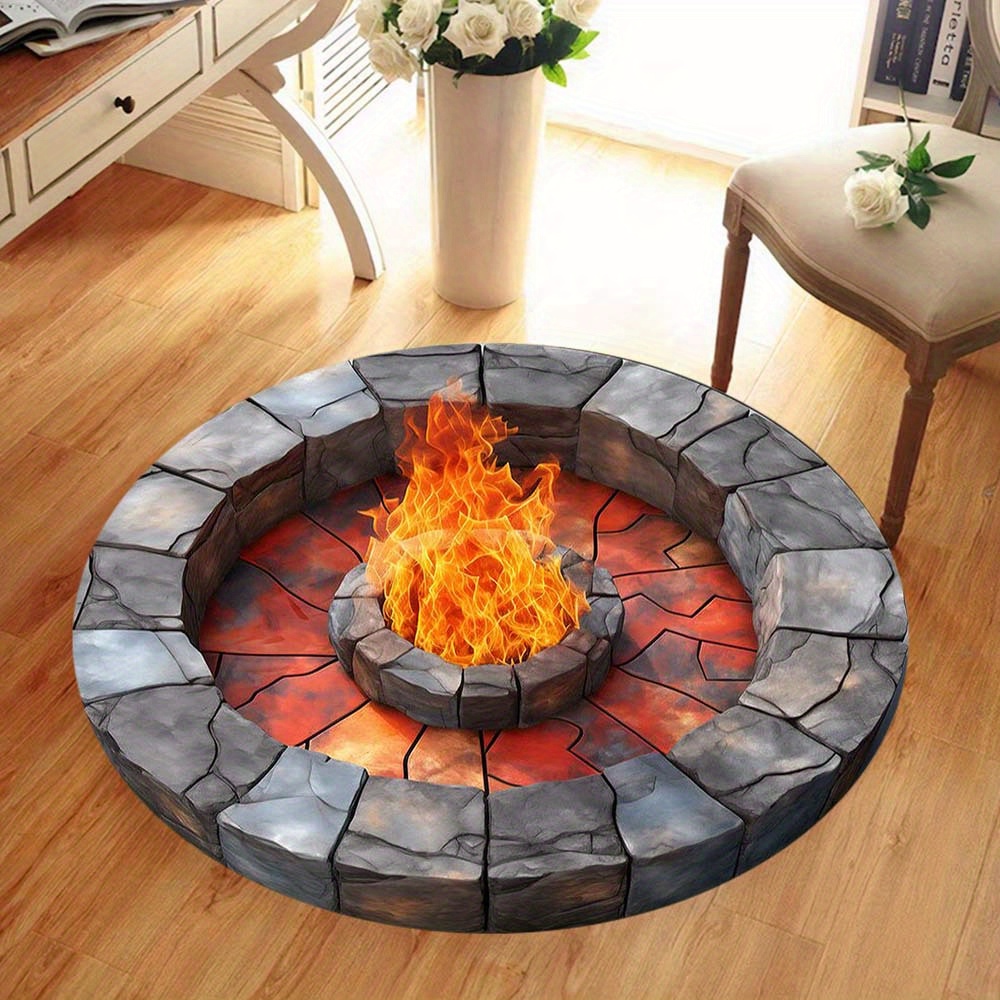 Commercial Printing And Design - Cozy Digital Printed Fire Mat –
