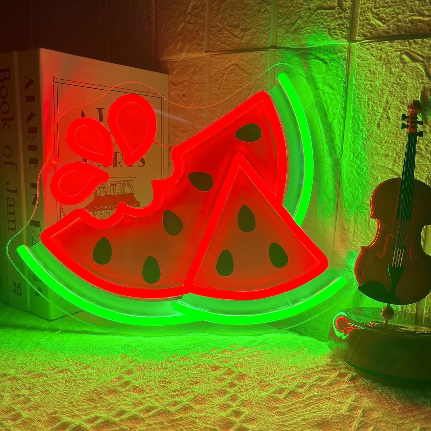 Commercial Printing Shop - Watermelon Neon Sign UV Print USB
