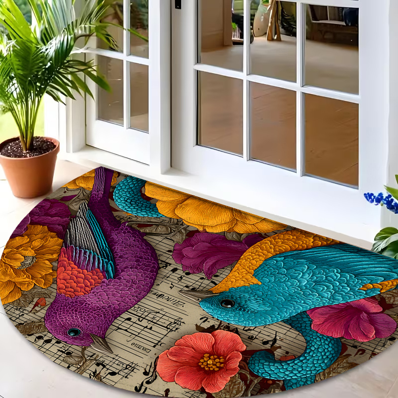 Commercial Printing Shop - Artistic Tropical Floral Avian Graphic Print