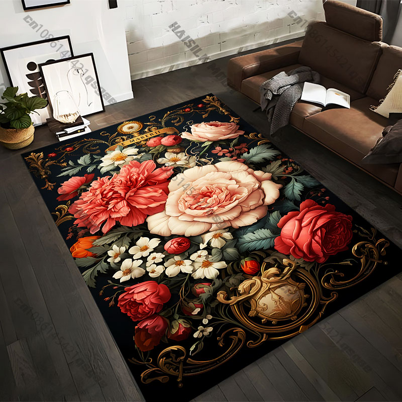Commercial Printing And Design - 21 Sizes Elegant floral design golden