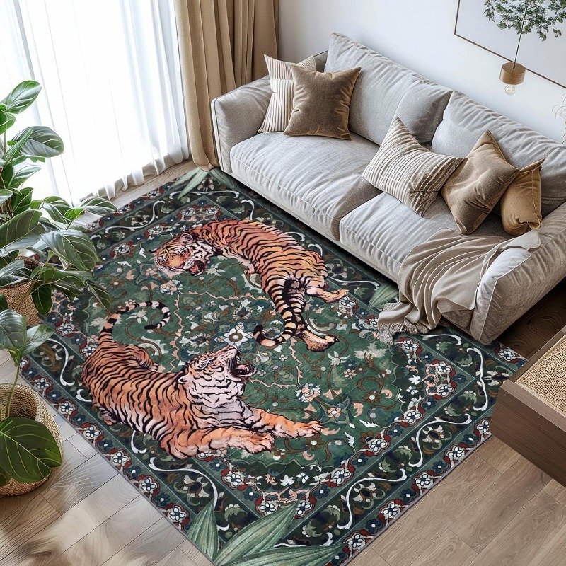 Nordic Retro Tiger Design Livi - Commercial Printing And Design ulasan dan harga