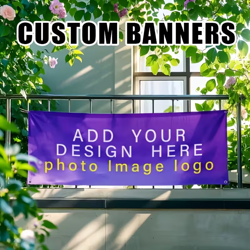 Custom Flag Banner Commercial  - Commercial Printing Shop ulasan dan harga