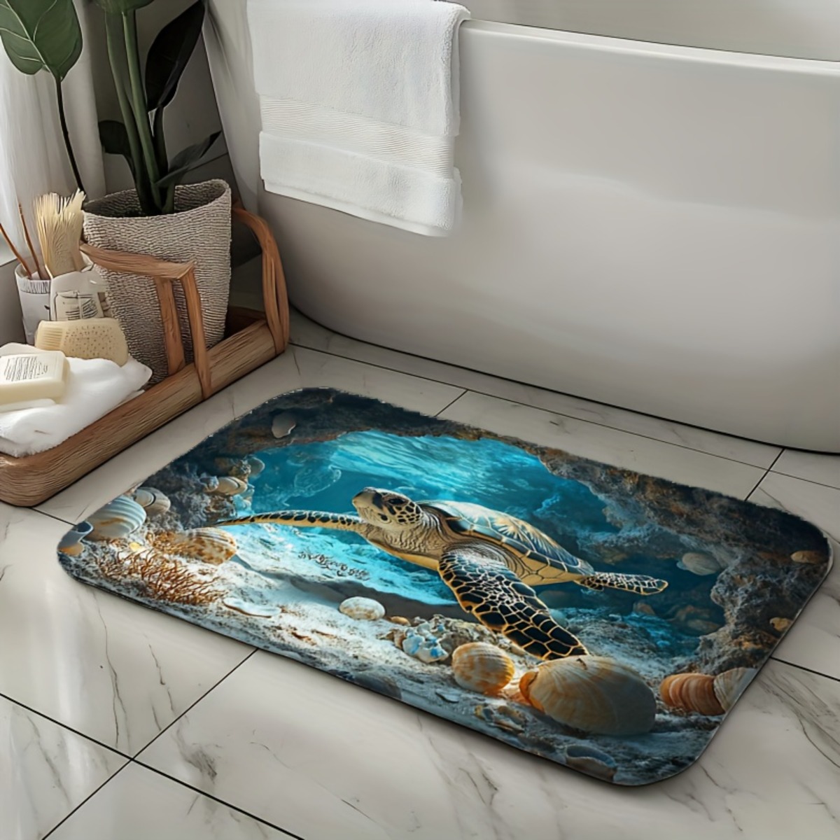 Sea Turtle Rug Velvet Flannel  - Commercial Printing And Design ulasan dan harga