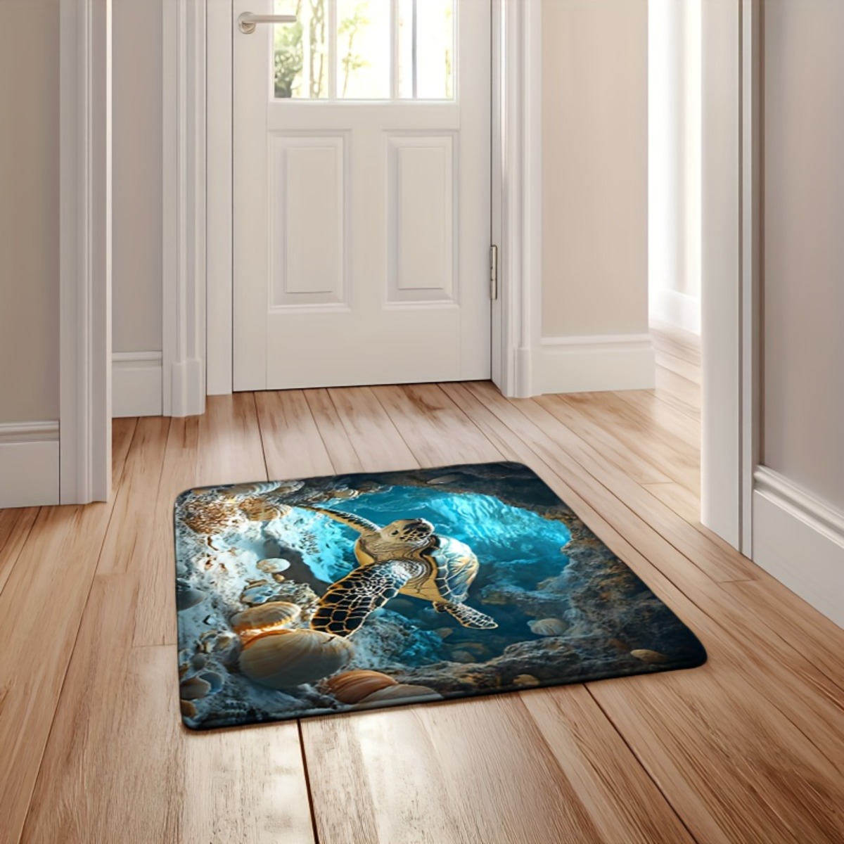 Sea Turtle Rug Velvet Flannel  - Commercial Printing And Design ulasan dan harga