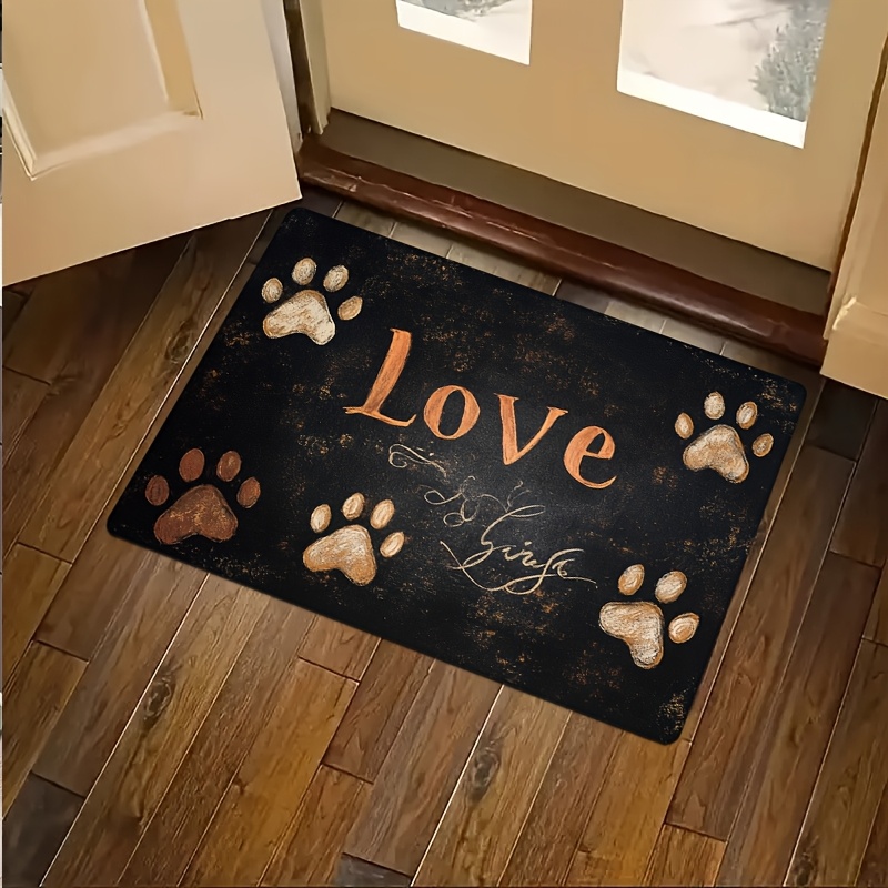 Cat Dog Paw Print Pattern Kitc - Commercial Printing And Design ulasan dan harga