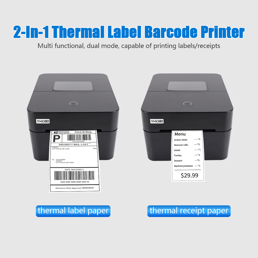 YHDAA 4 Inch Thermal Shipping  - Commercial Printing Options ulasan dan harga
