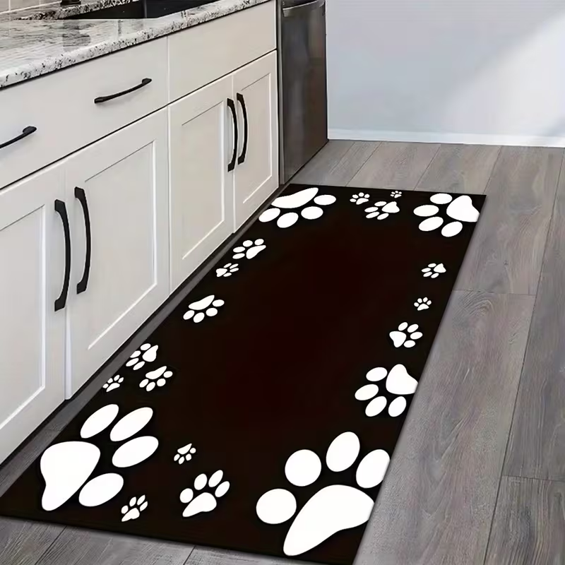 Cute Paw Print Runner Rug Soft - Commercial Printing And Design ulasan dan harga