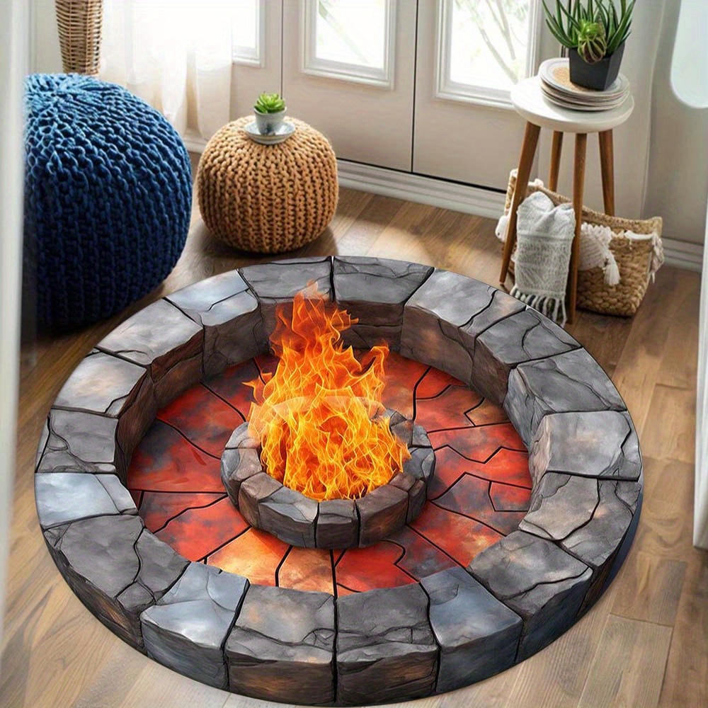 Cozy Digital Printed Fire Mat  - Commercial Printing And Design ulasan dan harga