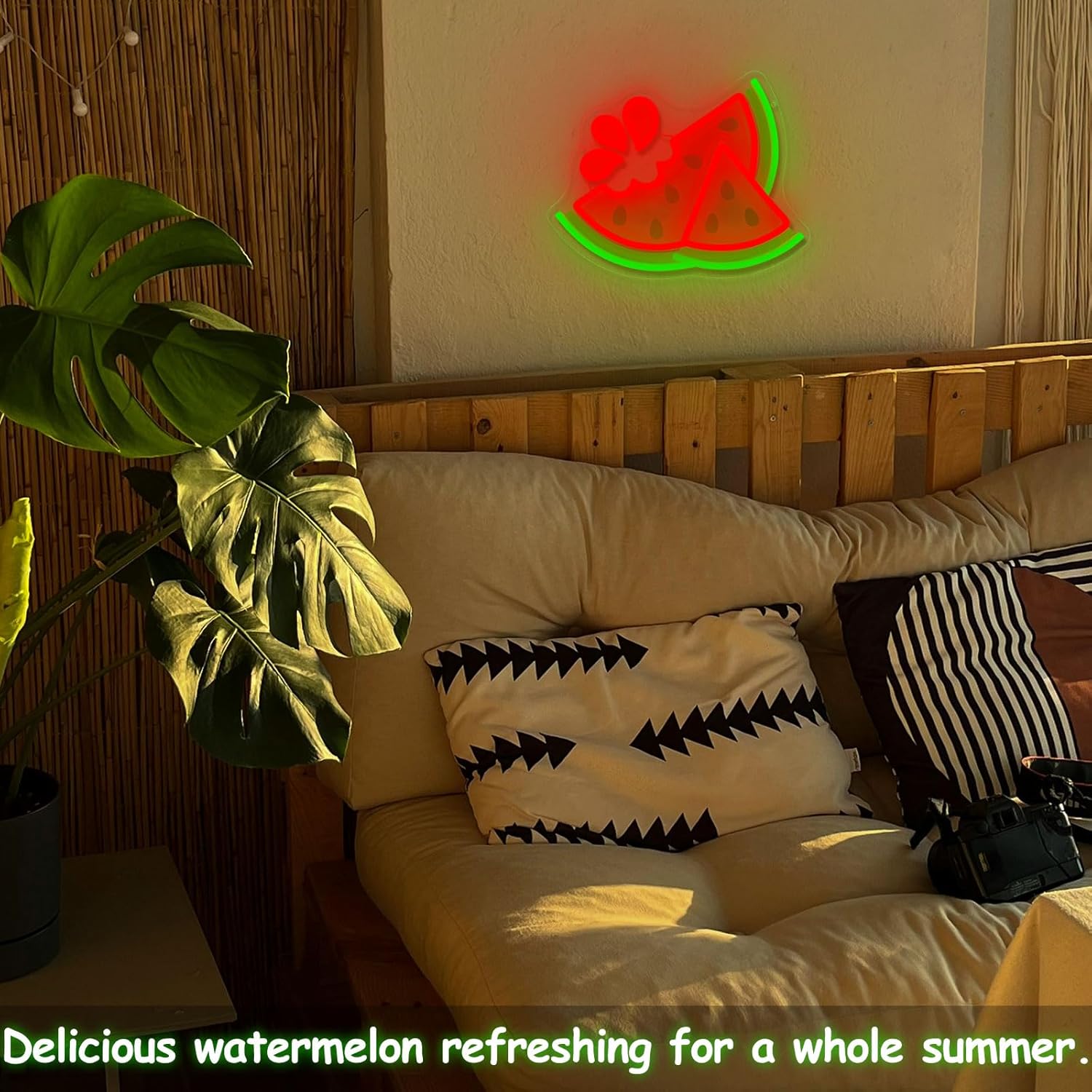Watermelon Neon Sign UV Print  - Commercial Printing Shop ulasan dan harga